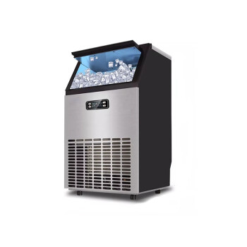 苏勒   制冰机商用奶茶店大型HZB-68KG全自动小型家用方冰块制作机   经典款-日产68公斤 
