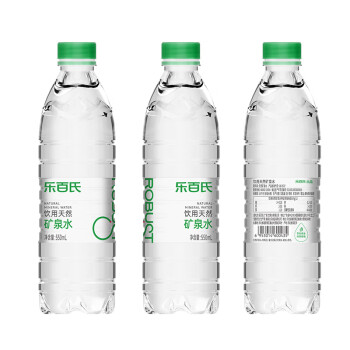 乐百氏 饮用天然矿泉水550ml*12 矿物质小瓶水泡茶水