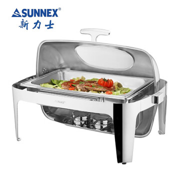 SUNNEX新力士 自助餐炉布菲炉电加热方形8.5升带视窗 X32120EV
