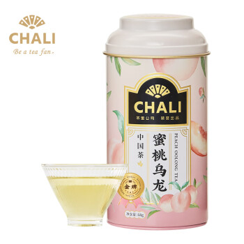 茶里（ChaLi）金牌蜜桃乌龙罐装散茶 68g