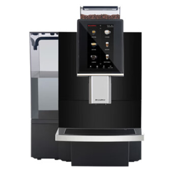 咖博士（Dr.coffee） F12全自动商用自动清洁咖啡机大屏触控一键磨豆奶咖机 F12-BIGPLUS黑色