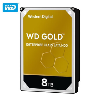 英铄致远/西部数据 台式机机械硬盘  WD gold  8TB 7200转/256M/SATA CMR/（2块套装）