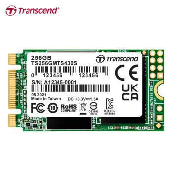 创见(Transcend) 256G SSD固态硬盘 MTS430S系列 M.2 NGFF2242 SATA协议 台式机笔记本硬盘（TS256GMTS430S）