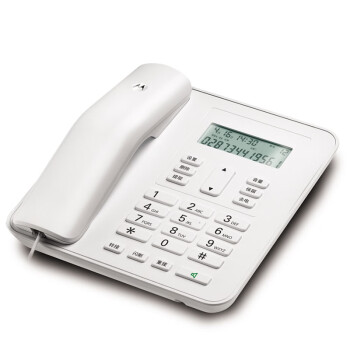 摩托罗拉（Motorola） CT310C 电话机 大按键 家用固定座机办公室有线电话机 白色