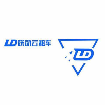 联动云租车 三角标志蓝