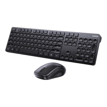 绿联（UGREEN）MK007 无线键盘鼠标套装 键鼠套装 全尺寸键盘 台式一体机笔记本电脑外接键盘鼠标无线办公套装