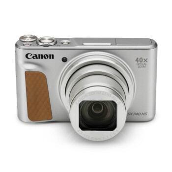 佳能（Canon）PowerShot SX740 HS 数码相机 高清旅游摄影 40倍长焦家用相机 银色 (含32G卡+相机包+读卡器)