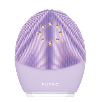 斐珞尔（FOREO）露娜洁面仪LUNA 3 plus微电流紧肤热能洗脸仪电动 清洁毛孔污垢洗脸神器 紫色