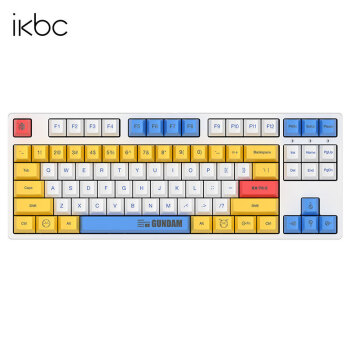 ikbc Z87高达1.0联名键盘无线键盘机械键盘无线游戏办公键盘87键茶轴