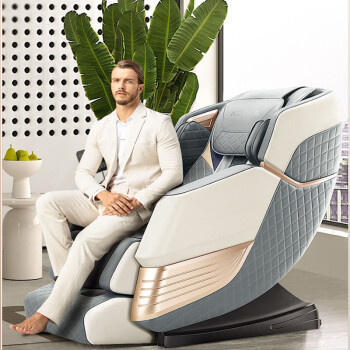 康佳（KONKA） 按摩椅豪华家用自动SL超长导轨沙发椅子太空舱至尊款时尚灰+超长导轨+AI机芯+智能监测