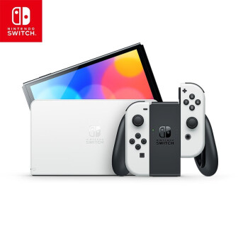 任天堂Nintendo Switch游戏机（OLED版）配白色Joy-Con手柄 & 健身环大冒险套装
