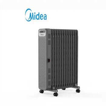 美的（Midea）取暖器电暖器烤火炉油汀13片商用办公室干衣2200W恒温 NYX-G1 （线下同款） 支持一件代发