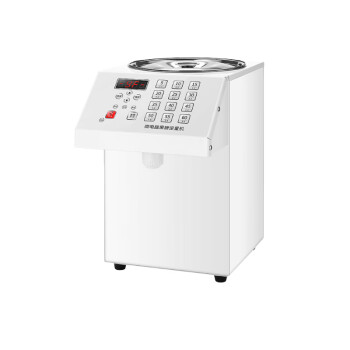 苏勒 果糖机商用奶茶店专用设备微电脑自动果糖机16键可定做110V 白色8.5L
