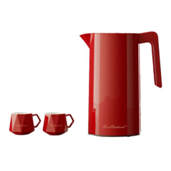 火象 摩菲斯杯壶套装HXB-TZ138珊瑚红(1000ML保温壶 ; 380ML陶瓷杯2）
