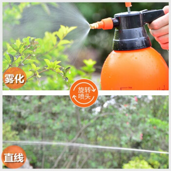 浇水壶洒水壶浇花喷壶消毒2l3l加厚 2升绿泰 打压胶圈 喷嘴胶圈