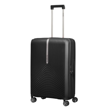 新秀丽HI-FI系列行李箱可扩展 25英寸时尚旅行拉杆箱 KD8*09002亚光黑
