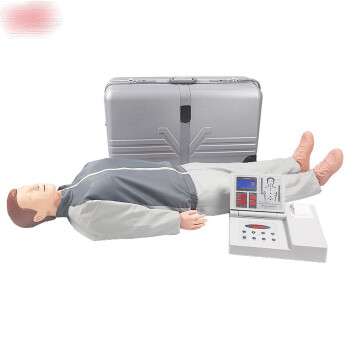 军賸CPR590心肺复苏模拟人液晶屏显示训练模型考核计数打印语音人体模型