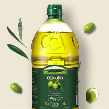 欧丽薇兰 富含营养精华 炒菜凉拌 原汁原味 福利 精炼橄榄油1.6L*1桶