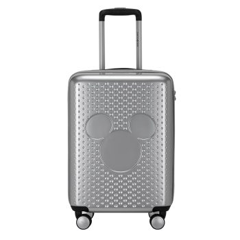 新秀丽（Samsonite）行李箱迪士尼米奇密码箱拉杆箱旅行箱托运箱银色25英寸41C*25014