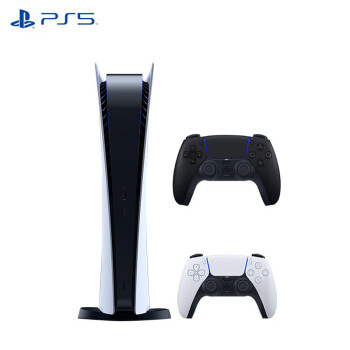索尼（SONY）PS5 PlayStation®5 数字版 国行PS5游戏机【双手柄 颜色随机】