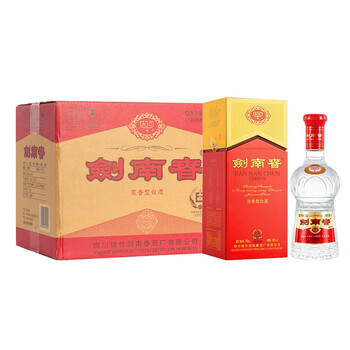 【官方旗舰】剑南春 水晶剑 38度 整箱装白酒 500ml*6瓶 口感浓香型