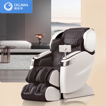 奥佳华（OGAWA）家用按摩椅太空舱全身按摩椅子零重力按摩物御手温感大师椅OG-7598C复古棕