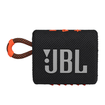 JBL GO3 音乐金砖三代 便携蓝牙音箱 低音炮 户外音箱 迷你音响  防水防尘 礼物小音响  黑拼橙色