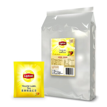 立顿黄牌精选红茶包 办公室下午茶袋泡茶包 黄牌精选红茶E80包(160g)