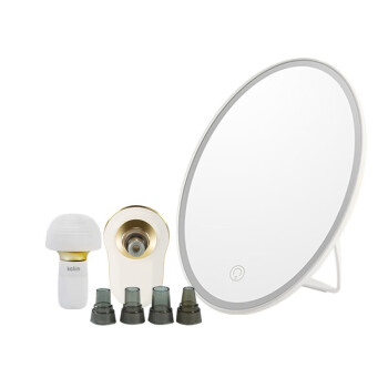 歌林（kolin）三合一洁面仪洁面刷头+化妆镜+黑头仪 GL-JM01