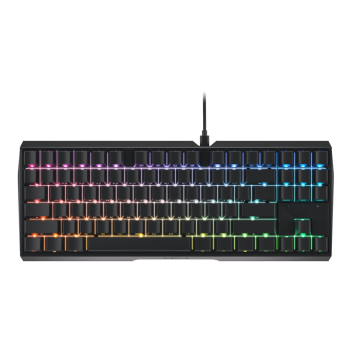 CHERRY樱桃 MX3.0S TKL 机械键盘 G80-3877LUAEU-2 RGB灯效 游戏键盘 有线键盘机械  黑色 黑轴