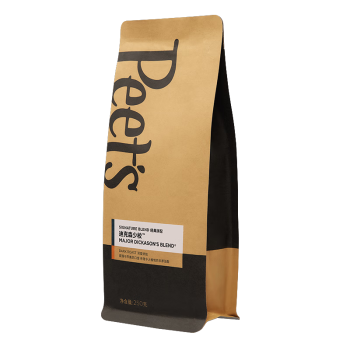 Peet's Coffeepeets 迪克森少校咖啡豆新鲜烘焙重烘拼配黑咖啡250g-【新包装】