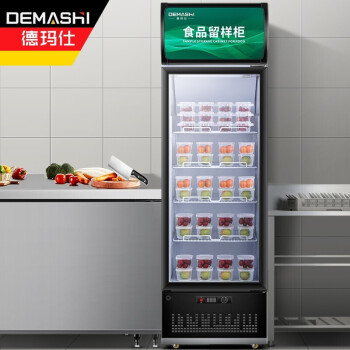 德玛仕（DEMASHI）食品留样柜 学校幼儿园公司食堂用 水果蔬菜保鲜冷藏展示柜LG-300ZBL（工程款)