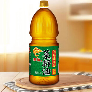 鲤鱼低芥酸纯香菜籽油1.8L