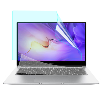 嘉速华为MateBookD14/D14SE22/21款14英寸(16:9)键盘膜+防蓝光屏幕膜防蓝光润眼全屏膜贴膜 屏幕膜套装