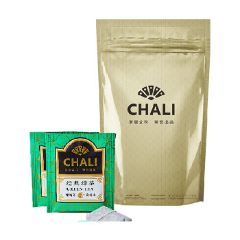 Chali精选绿茶2g*100袋 独立小包 企业茶水间用茶酒店餐厅用茶茶叶