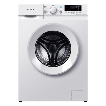 康佳8公斤变频除菌滚筒洗衣机全自动 大小家庭适用 内衣婴儿洗 一级能效 XQG80-BB12D01W