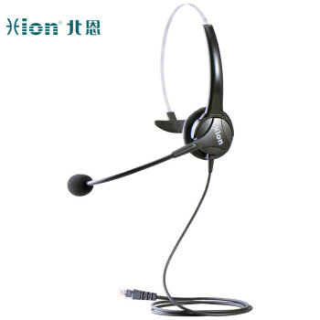 北恩（HION）FOR600 头戴式单耳话务耳机/客服呼叫中心耳机/话务员耳麦-直连电话水晶头