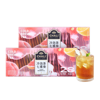 CHALI茶里公司花草茶花果茶冷泡茶七口味78g盒茶叶水果冷泡28包/盒