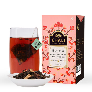 茶里（CHALI）陈皮普洱盒装54g（18包）