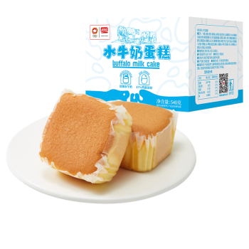 盼盼水牛奶蛋糕 营养健康小面包儿童早餐休闲零食下午茶点心1020g/箱