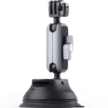 PGYTECH 车载吸盘支架运动相机Gopro12配件Osmo Action 4/3/insta360/pockect2汽车玻璃吸盘手机微单摄影支架