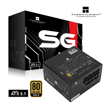 Thermalright(利民) 额定650W TR-SG650 ATX3.1电源 金牌电源  全模组电源 全日系电解电容 14CM小机身电源