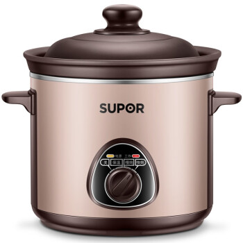 苏泊尔(SUPOR)电炖锅砂锅炖3L盅煮粥煲汤 家用养生锅 DG30YK11 SPR.