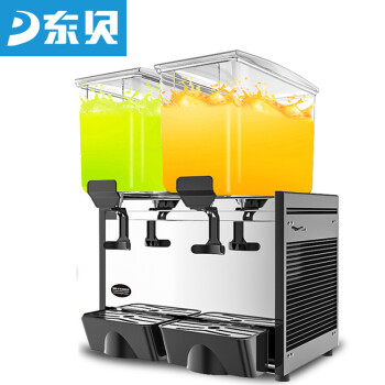 东贝(Donper)饮料机商用工程冷热自动双缸冷饮机热饮奶茶餐厅果汁机摆地摊设备DKX15X2LR 企业采购
