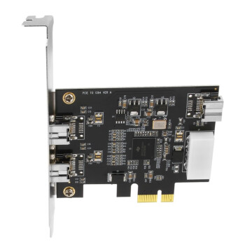 魔羯(MOGE)台式机PCIEx1转1394扩展卡 MC2276 TI芯片 400/800火线卡