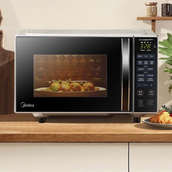 美的（Midea）变频微波炉 20L 优选平板加热 800W 微烤一体 时尚家用 PC20W3
