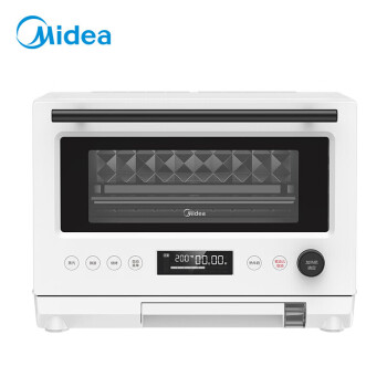 美的（Midea）PG2310 微蒸烤一体机 家用三合一电蒸电烤箱 变频大火力 立体烘烤 304不锈钢 23L微波炉