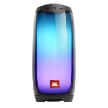 JBL PULSE4 音乐脉动四代 便携蓝牙音箱 全面屏炫彩音箱 低音炮 派对音响 超长续航 防水设计 黑色