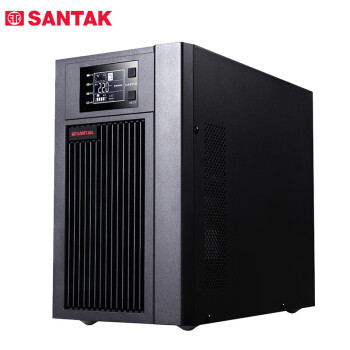 山特（SANTAK）在线式UPS不间断电源3000VA/2400W【含3米插座一个】稳压服务器机房电脑停电后备电源内置电池 C3K
