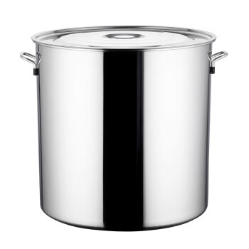 NHZHIW 不锈钢桶带盖汤桶加厚储水桶大汤锅30*40厨具